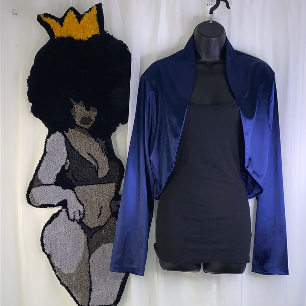 Elegant Blue Women's Jacket